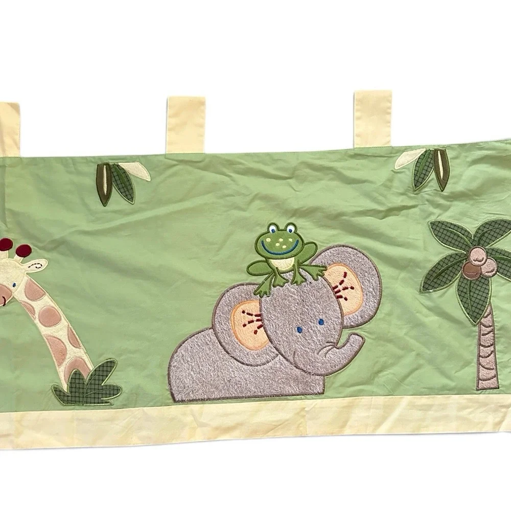 NoJo Jungle Babies 6-Piece Crib Bedding Set Safari Nursery Comforter